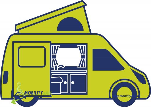 MERCEDES-BENZ SPRINTER zitplaatsen in Bus Camper, Mobility4all BV, Harbrinkhoek