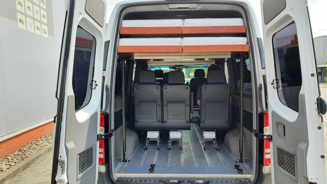 MERCEDES-BENZ SPRINTER zitplaatsen in Bus Camper, Mobility4all BV, Harbrinkhoek