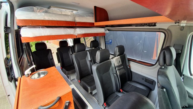 MERCEDES-BENZ SPRINTER zitplaatsen in Bus Camper, Mobility4all BV, Harbrinkhoek