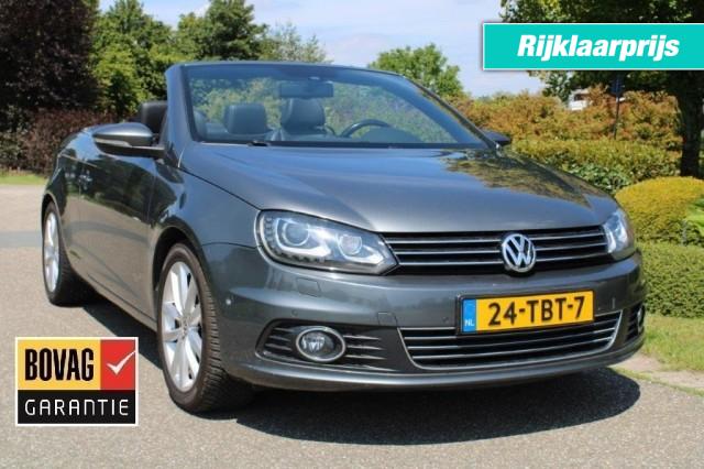 VOLKSWAGEN EOS 1.4 TSI 160pk Highline cabrio ECC/cruise/leer/17 inch lm velgen, Autobedrijf Roetert, Loenen