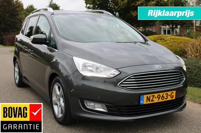 FORD GRAND C-MAX 1.0 125pk Titanium 7-pers. ECC/cruise/navi/PDC/Park ass/trekhaak, Autobedrijf Roetert, Loenen