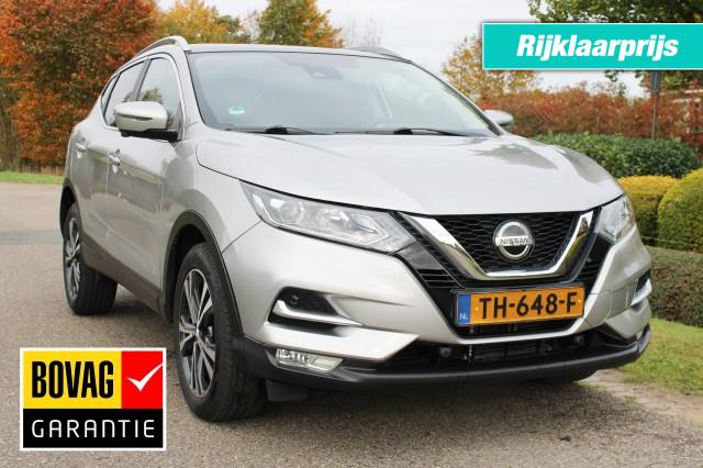 NISSAN QASHQAI 1.2 115pk N-Connecta ECC/navi/camera/cruise/PDC/panodak, Autobedrijf Roetert, Loenen