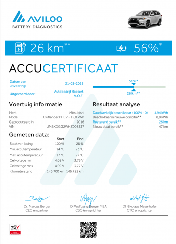 MITSUBISHI OUTLANDER 2.0 PHEV PRESTIGE, Autobedrijf Roetert, Loenen