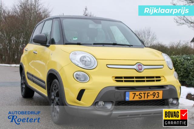 FIAT 500L 0.9T 105pk Trekking airco/cruise/navi/PDC/camera/half leer/trekhaak, Autobedrijf Roetert, Loenen
