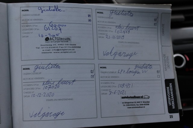 ALFA ROMEO GIULIETTA 1.4 T 170pk Distinctive automaat ECC/cruise/navi/lm velgen, Autobedrijf Roetert, Loenen