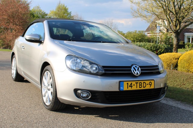 VOLKSWAGEN GOLF Cabriolet 1.2 TSI 105pk BM ECC/Cruise/Navi/PDC/Half leer/NAP, Autobedrijf Roetert, Loenen