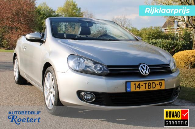 VOLKSWAGEN GOLF Cabriolet 1.2 TSI 105pk BM ECC/Cruise/Navi/PDC/Half leer/NAP, Autobedrijf Roetert, Loenen