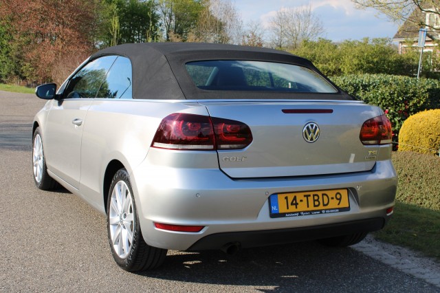 VOLKSWAGEN GOLF Cabriolet 1.2 TSI 105pk BM ECC/Cruise/Navi/PDC/Half leer/NAP, Autobedrijf Roetert, Loenen