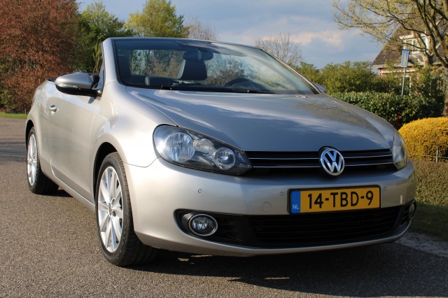 VOLKSWAGEN GOLF Cabriolet 1.2 TSI 105pk BM ECC/Cruise/Navi/PDC/Half leer/NAP, Autobedrijf Roetert, Loenen