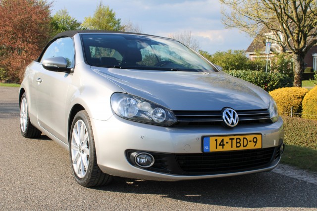 VOLKSWAGEN GOLF Cabriolet 1.2 TSI 105pk BM ECC/Cruise/Navi/PDC/Half leer/NAP, Autobedrijf Roetert, Loenen