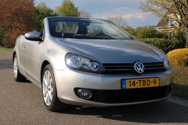VOLKSWAGEN GOLF Cabriolet 1.2 TSI 105pk BM ECC/Cruise/Navi/PDC/Half leer/NAP, Autobedrijf Roetert, Loenen