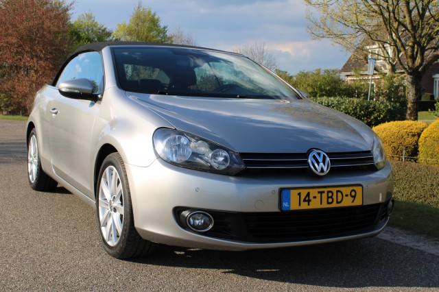 VOLKSWAGEN GOLF Cabriolet 1.2 TSI 105pk BM ECC/Cruise/Navi/PDC/Half leer/NAP, Autobedrijf Roetert, Loenen