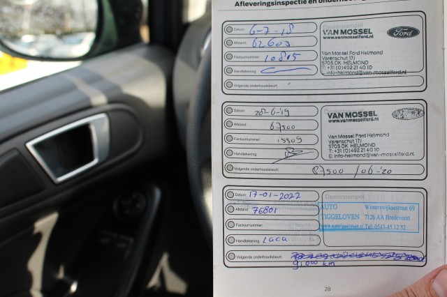 FORD FIESTA 1.0 65pk Style 5-drs Airco/Navigatie/Bluetooth, Autobedrijf Roetert, Loenen