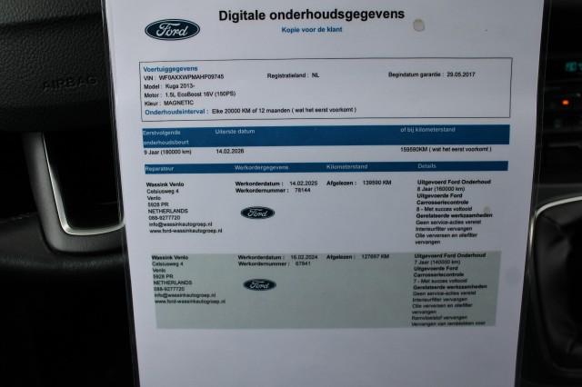 FORD KUGA 1.5 EcoBoost 150pk Trend Ultimate ECC/Cruise, Autobedrijf Roetert, Loenen