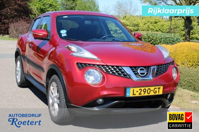 NISSAN JUKE 1.6 116pk Automaat Connect Edition ECC/Camera/Navi/Cruise/Stoelverw, Autobedrijf Roetert, Loenen