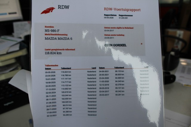 MAZDA 6 Sportbreak 2.0 155pk TS ECC/bluetooth/cruise/lm velgen, Autobedrijf Roetert, Loenen