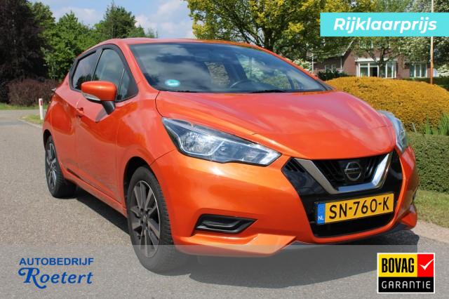 NISSAN MICRA - 1.0L 73pk Acenta 5-drs Airco/Cruise/PDC/Trekhaak/CarPlay/Android