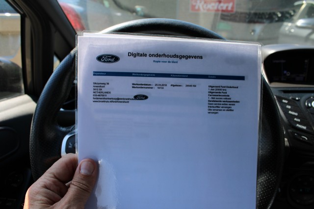 FORD FIESTA 1.0 EB 101pk ST-Line ECC/cruise/navi/LED/trekhaak 5-drs, Autobedrijf Roetert, Loenen