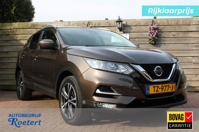 NISSAN QASHQAI 1.2 116pk N-Connecta ECC/Cruise/Navi/Camera/Trekhaak/Panodak/DAB, Autobedrijf Roetert, Loenen