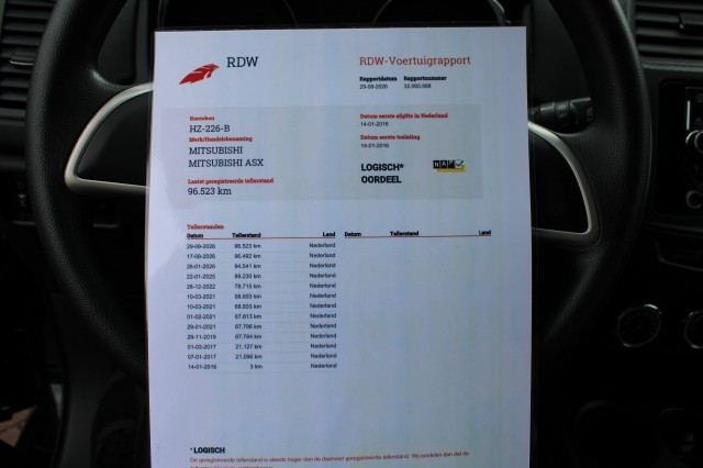 MITSUBISHI ASX 1.6 117pk Cleartec Bright ECC/navi/bluetooth/PDC, Autobedrijf Roetert, Loenen