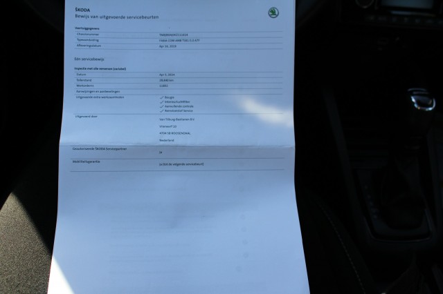 SKODA FABIA Combi 1.0 TSI 110pk Clever ECC/ACC/PDC/CarPlay/Android/Stoelverw, Autobedrijf Roetert, Loenen