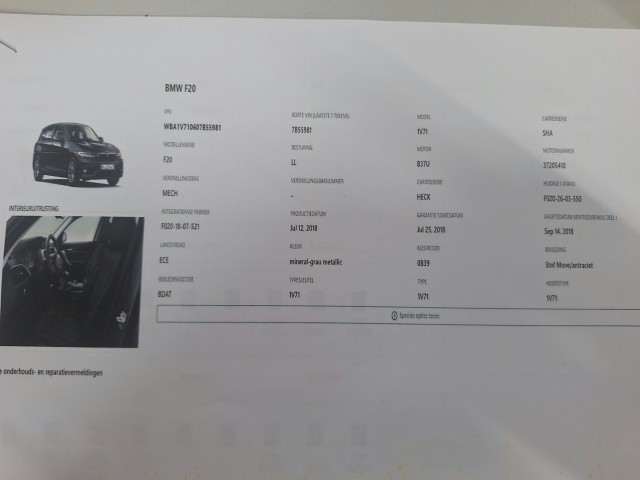 BMW 1-SERIE 116D 115pk ECC/cruise/navi/PDC/USB 5-deurs, Autobedrijf Roetert, Loenen