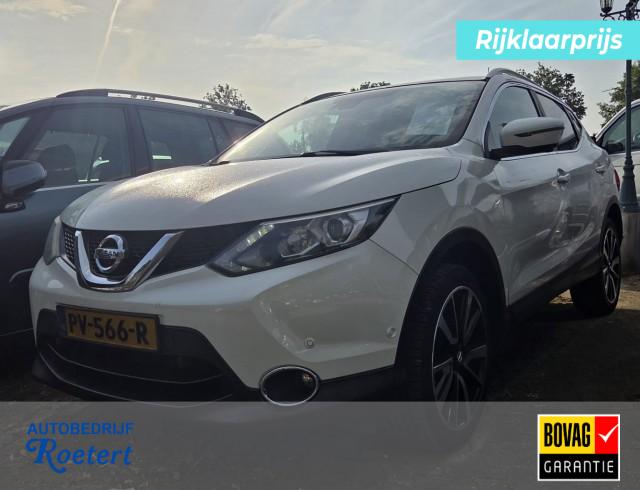 NISSAN QASHQAI 1.2 115pk Tekna ECC/360 camera panodak/navi/cruise/19 inch lm velgen, Autobedrijf Roetert, Loenen