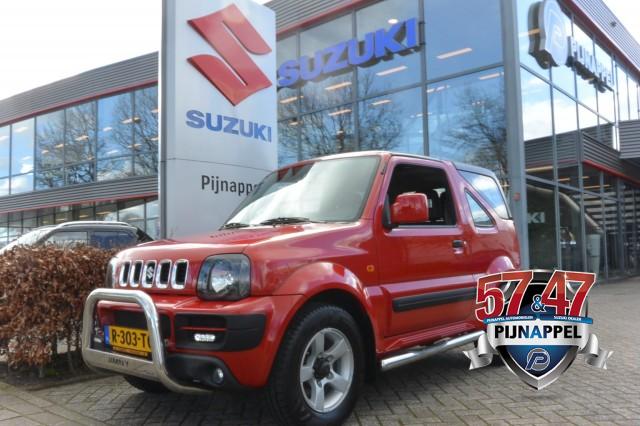 SUZUKI JIMNY 1.3 Cabrio 4x4 Airco / Leder / Side-bars / Push-bar / kap stof, Pijnappel Automobielen, APELDOORN