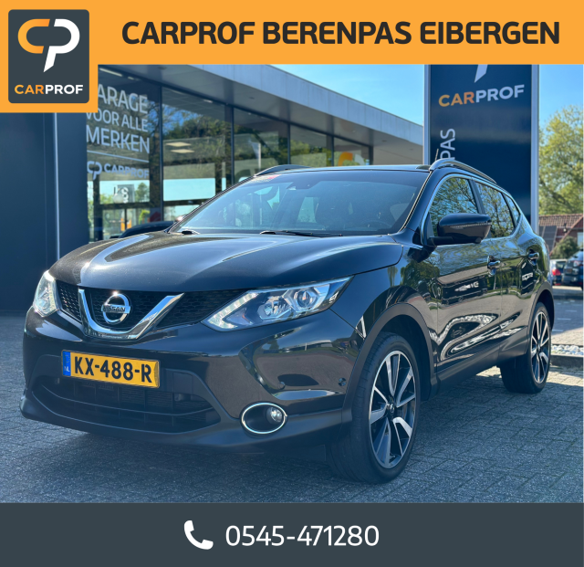 Nissan Qashqai - 1.2 Tekna Dealer onderhouden'' Panoramadak - Trekhaak - 360 Came