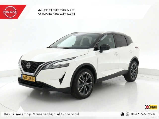 NISSAN QASHQAI 1.3 MHEV TEKNA AUTOMAAT 1800KG TREKGEWICHT, Autobedrijf Manenschijn, Daarle