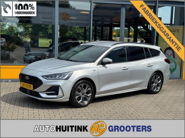 FORD FOCUS 1.0 Ecob 125 pk ST Line - adap cruise - camera - leer - trekhaak, Auto Huitink, GROENLO
