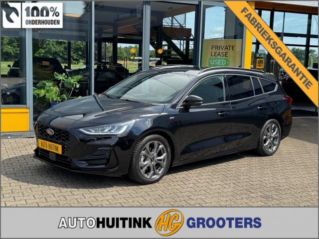 FORD FOCUS 1.0 Ecob 125 pk ST Line - adap cruise - camera - leer - trekhaak, Auto Huitink, GROENLO