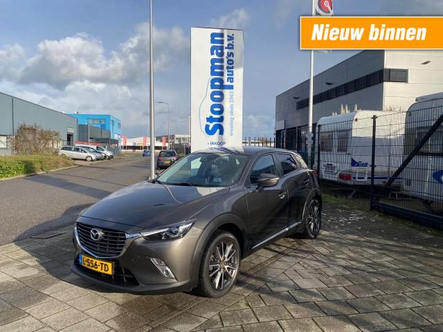 MAZDA CX-3 2.0 GT-M 120 Clima Cruise H.leder Stoelv. LMV, Stoopman Auto's & Campers B.V., Hellevoetsluis