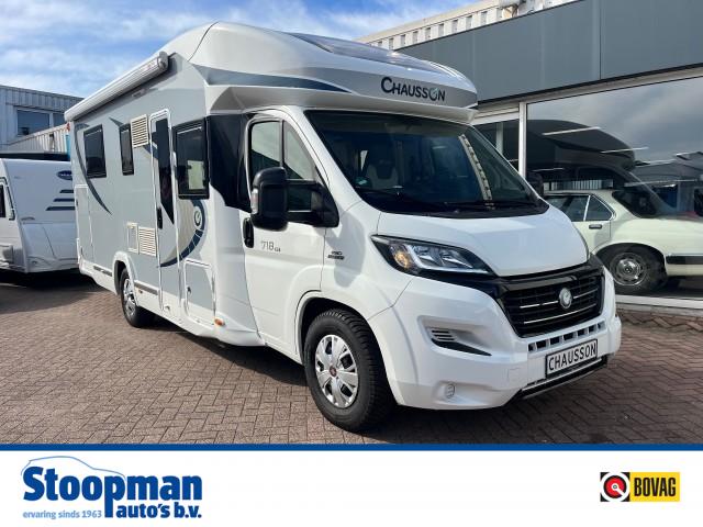 CHAUSSON 718 XLB 2x Airco Cruise Queensbed Zonnep. 56.474km, Stoopman Auto's & Campers B.V., Hellevoetsluis