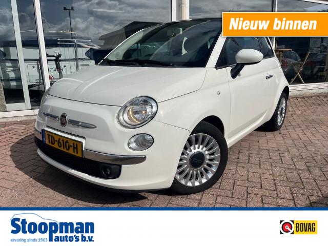 FIAT 500 0.9 TwinAir Lounge Airco Pano El.ramen PDC, Stoopman Auto's & Campers B.V., Hellevoetsluis