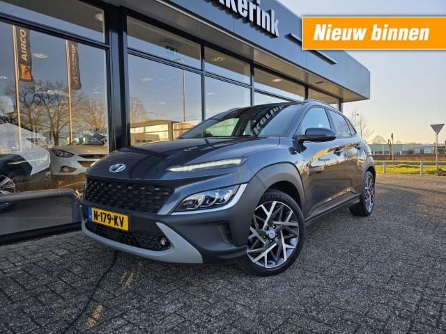 Hyundai Kona - 1.6 GDI HEV FASHION HEAD-UP, 18LM, TREKHAAK, STOEL+ STUURVERWARMING