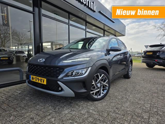 Hyundai Kona - 1.6 GDI HEV FASHION HEAD-UP, 18LM, TREKHAAK, STOEL+ STUURVERWARMING