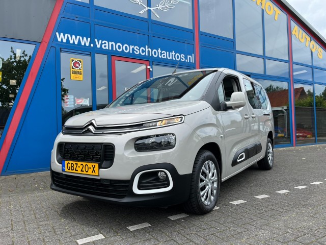 CITROEN BERLINGO 1.2 110pk 7-Persoons Navi Carplay Airco(ECC) bj2020, Van Oorschot Autos VOF, Liempde