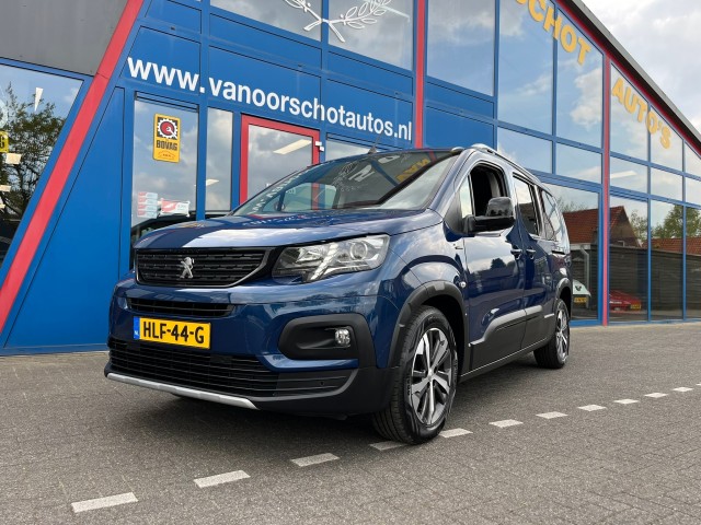 PEUGEOT RIFTER 1.2 130pk GT Line 7-peroons Navi Carplay Camera Airco(ECC), Van Oorschot Autos VOF, Liempde