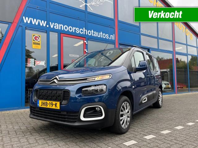 CITROEN BERLINGO 1.2 110pk Navi Carplay Camera Airco(ECC) bj2020, Van Oorschot Autos VOF, Liempde