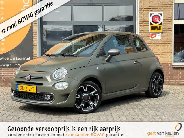 FIAT 500 0.9 TwinAir Turbo Sport Verde Militaire Color, Autobedrijf Gert van Keulen, Bathmen