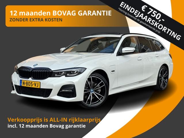 Bmw 3-serie - 320E TOURING HIGH EXECUTIVE M-SPORT PANO/LEER/LED/CAMERA/NL-AUTO 