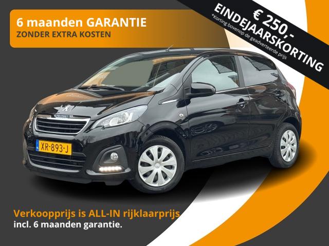 Peugeot 108 - 1.0 e-VTI ACTIVE 5-DEURS AIRCO/LED/BLUETOOTH/TREKHK./NL-AUTO/38.000km! 
