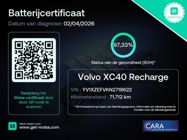 VOLVO XC40 RECHARGE PRO 70KWh PANODAK/2-TONE/LED/CARPLAY/NL-AUTO/1E EIG., Autobedrijf Gert van Keulen, Bathmen