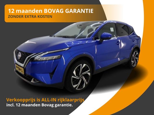 Nissan Qashqai - 1.3 MHEV 158PK TEKNA PLUS/LEER/PANO/LED/1E EIG./NL-AUTO/FULL OPTIONS! 