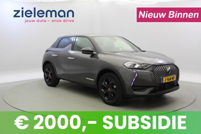 DS DS 3 CROSSBACK E-Tense Performance Line 50 kWh (17.845 na SUBSIDIE), Autobedrijf Zieleman, Nieuwleusen