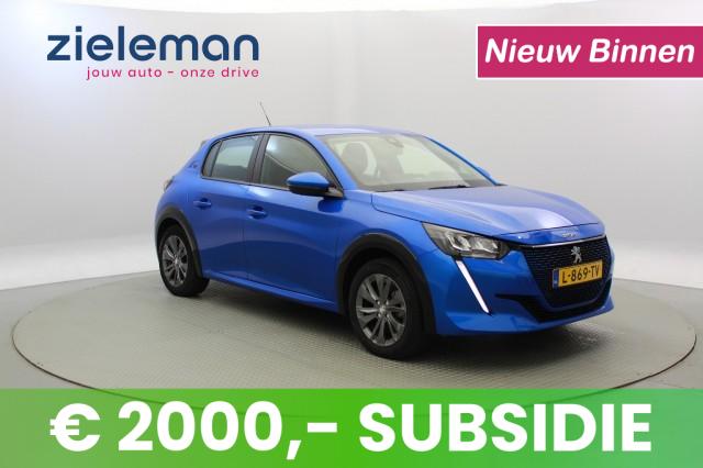 PEUGEOT E-208 EV Active Pack 50 kWh - Carplay, Navi (15.845 na SUBSIDIE), Autobedrijf Zieleman, Nieuwleusen