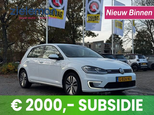 VOLKSWAGEN E-GOLF e-Golf (11.335 NA SUBSIDIE) - Clima, Carplay, Autobedrijf Zieleman, Nieuwleusen