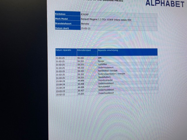 RENAULT MEGANE Estate 1.3 TCe Intens Automaat - , Autobedrijf Zieleman, Nieuwleusen