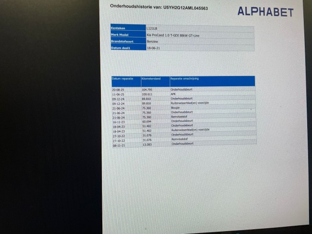 KIA PRO CEED 1.0 T-GDI GT-Line - , Autobedrijf Zieleman, Nieuwleusen